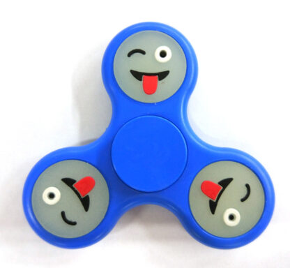 Fidget spinner con emoji fosforescenti