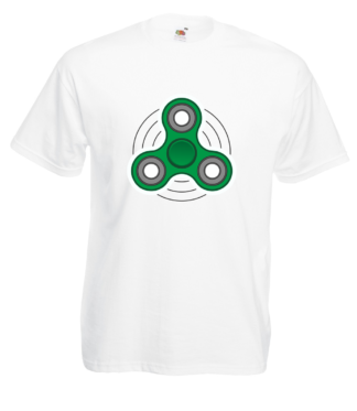 Fidget Spinner Verde "rotante": Maglietta + spinner!
