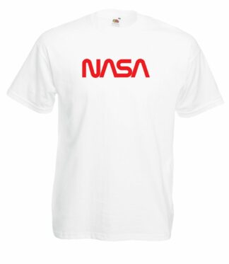 Nasa "Worm" - Rosso su bianco