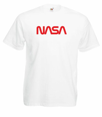 Nasa "Worm" - Rosso su bianco