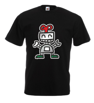 Rob il Robot - Maglietta nera