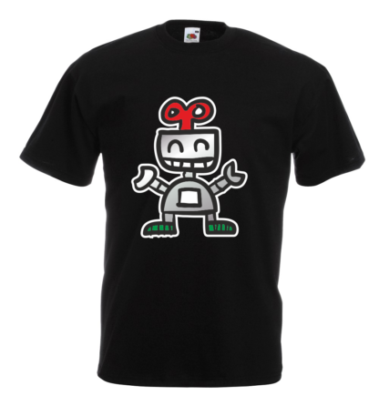 Rob il Robot - Maglietta nera