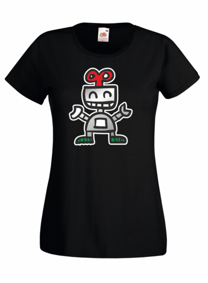 Rob il Robot - Maglietta nera - immagine 2