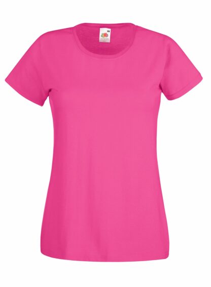 Fruit of the Loom Valueweight Lady fit Fucsia