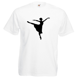 Silhouette ballerina