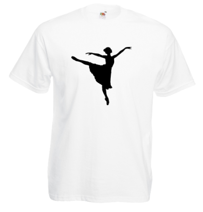 Silhouette ballerina