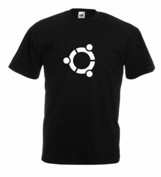 Ubuntu Circle of Friends - Bianco su nero