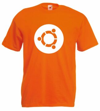 Ubuntu Circle of Friends - Bianco su arancio